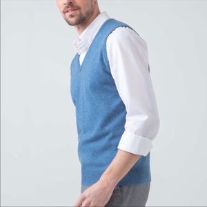 4/$24 Fairway Outfitters Golf Sweater Vest Blue Size Large